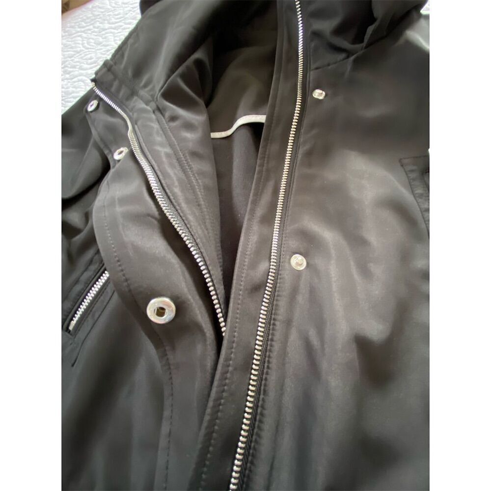 Kenneth Cole Hooded Anorak Jacket Black Size S Casual Mid-Length - Picture 9 of 16